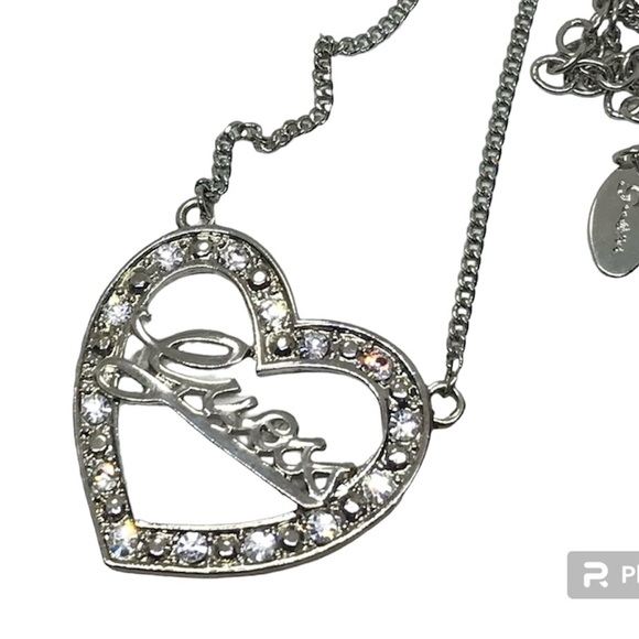 Guess Heart Necklace - Picture 1 of 8